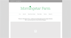 Desktop Screenshot of morningstar-farm.com