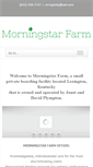 Mobile Screenshot of morningstar-farm.com
