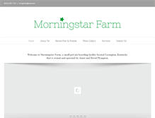 Tablet Screenshot of morningstar-farm.com